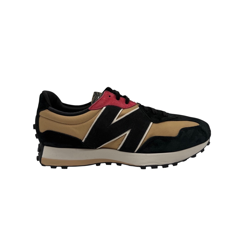New Balance 327 Sneakers Mens 16 Brown Black Excellent Corduroy Suede U327CNP
